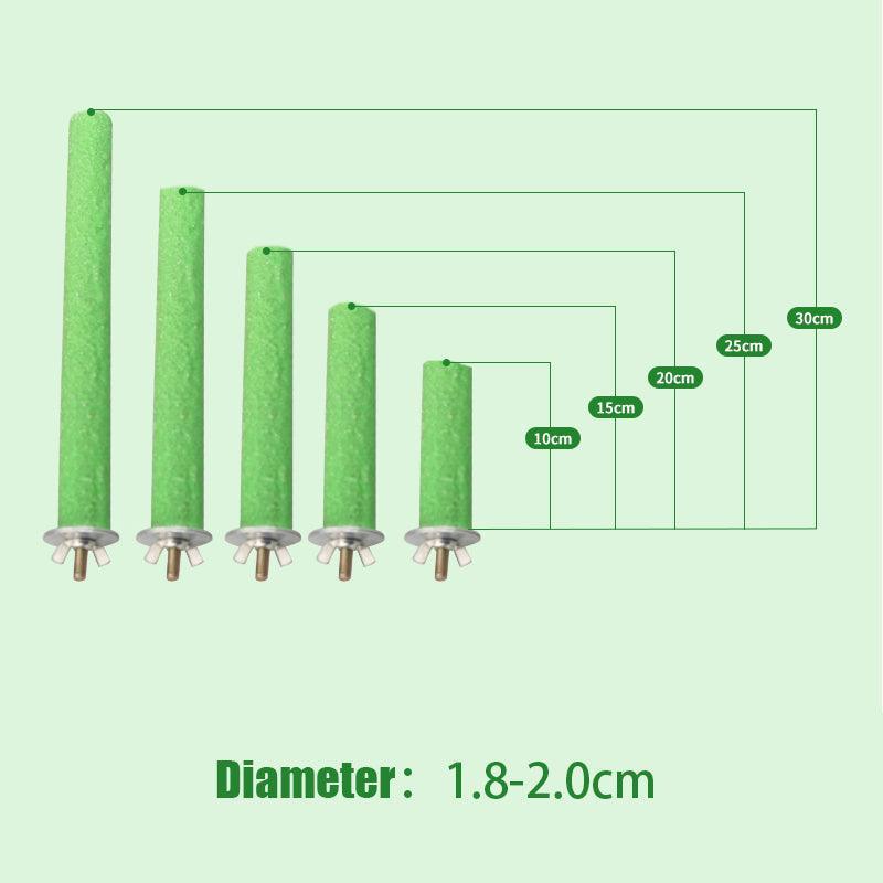 5 Sizes Colorful Pet Bird Cage Perches Stand Platform Chew Toy For Parrot Bites - 15CM