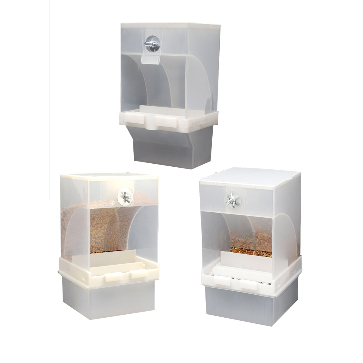 1 pc Automatic Bird Feeder Bird Feeder Cage Accessories Automatic Feed Cage - 425g