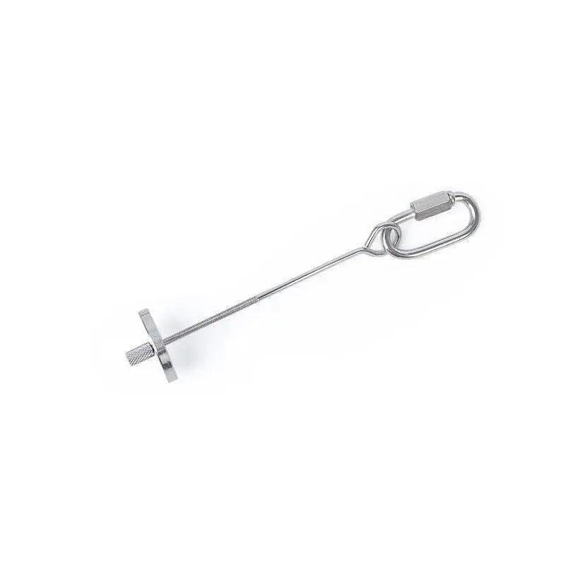 Stainless Steel Bird Parrot Cage Skewer Food Spear Fruit Holder Toy Up To 23Cm - S